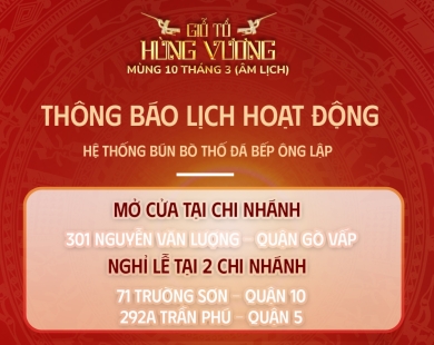 Bếp Ông Lập "chiêu đãi" thực khách món Bún Bò Thố Đá trứ danh và Bò Kho Xuyên Tiêu "gây nghiện" tại Gò Vấp!