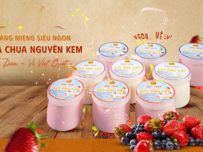 Sữa chua nguyên kem Bếp Ông Lập Vị Truyền Thống
