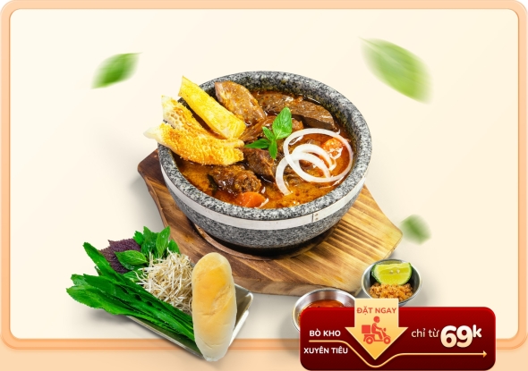 Bò Kho Xuyên Tiêu Cay Tê Nhẹ
