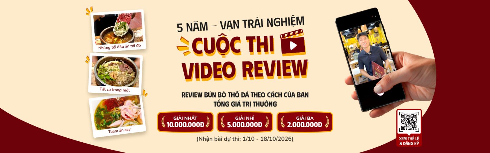 Cuộc thi Video Review bún bò thố đá
